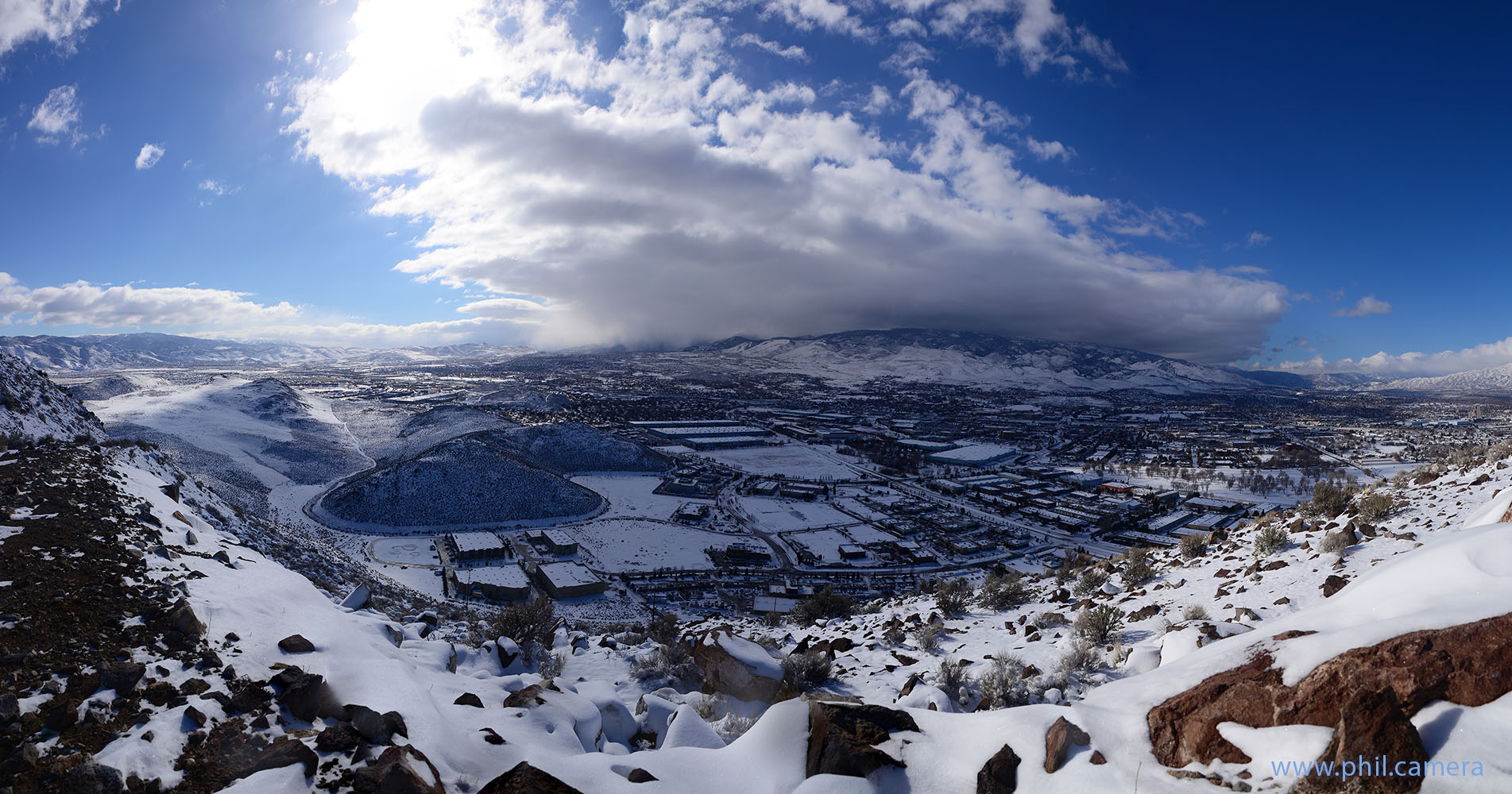 Reno, NV blanketed in a fresh layer